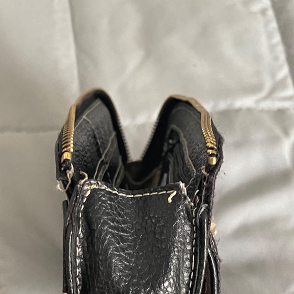 Kathy Van Zealand Jacquard Black Crossbody Bag - Picture 14 of 15